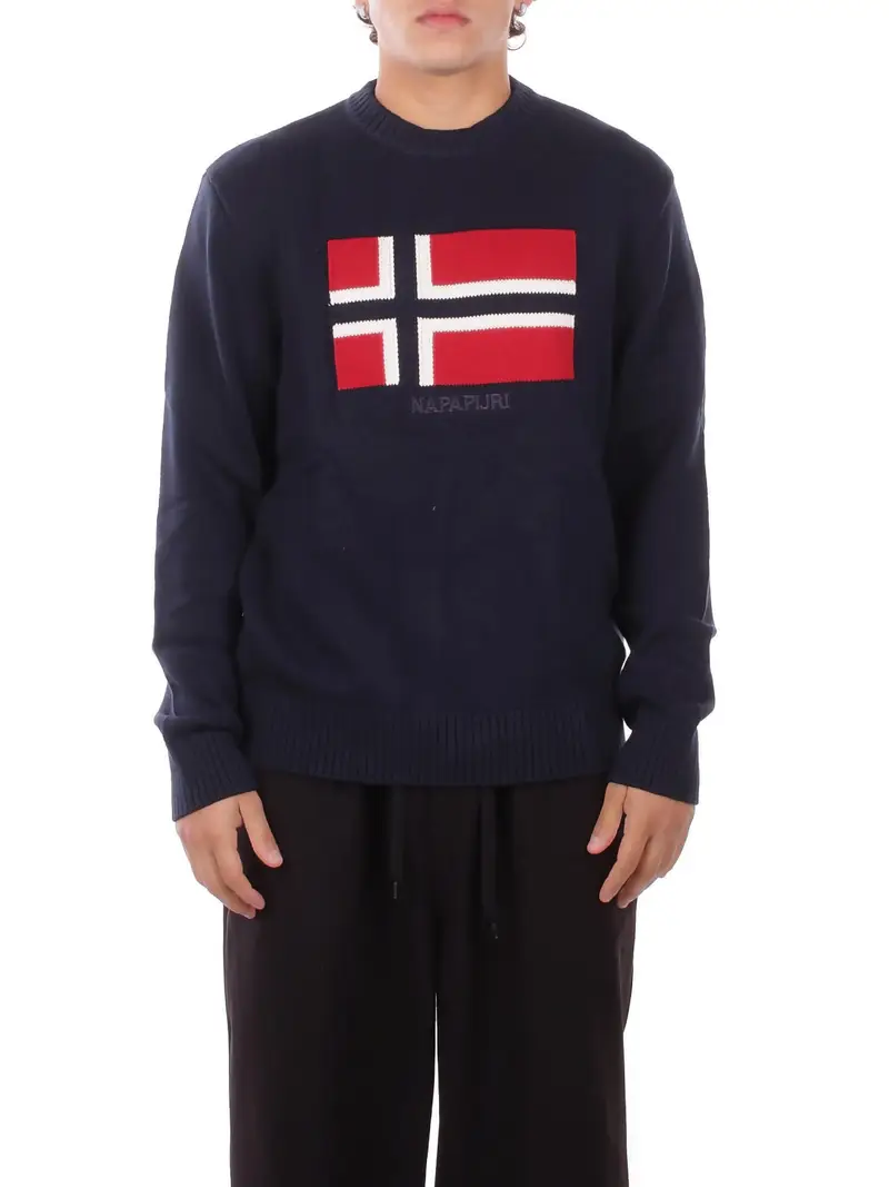 Maglia Uomo NAPAPIJRI Blu D-mura