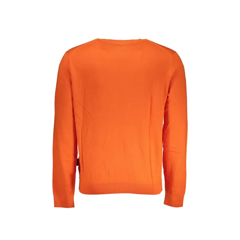 Napapijri Maglia Uomo Arancione con Ricamo miniatura 2