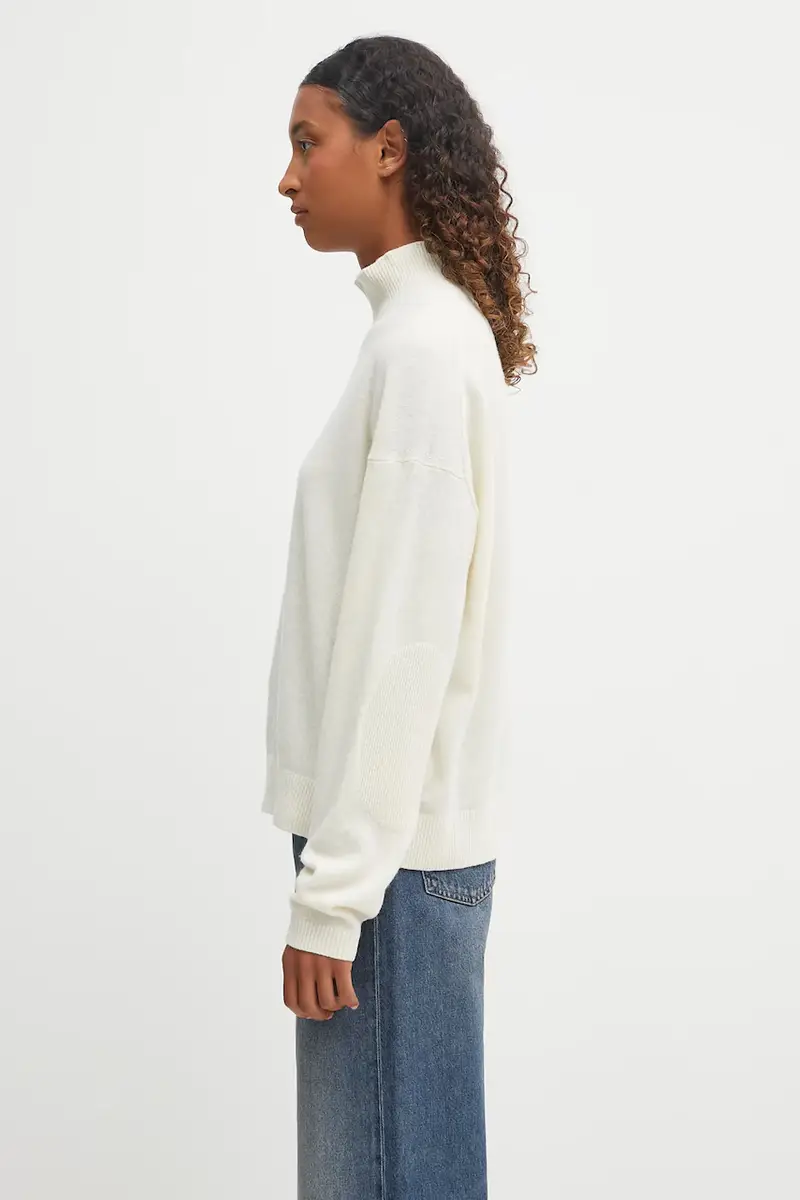 maglione con lana D-Mis colore beige NP0A88XKN1J1 miniatura 2