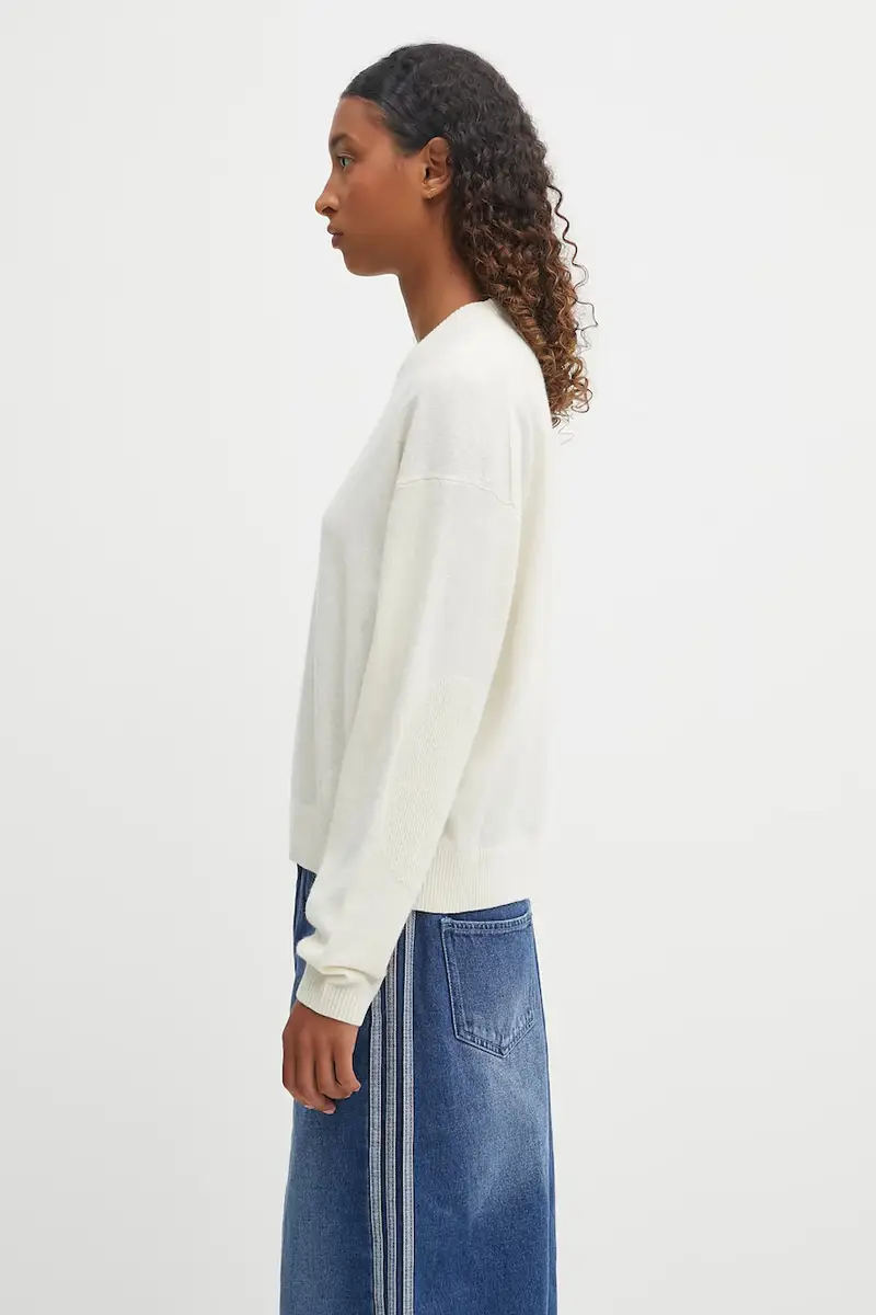 maglione con lana D-Mis colore beige NP0A88XLN1J1 miniatura 2