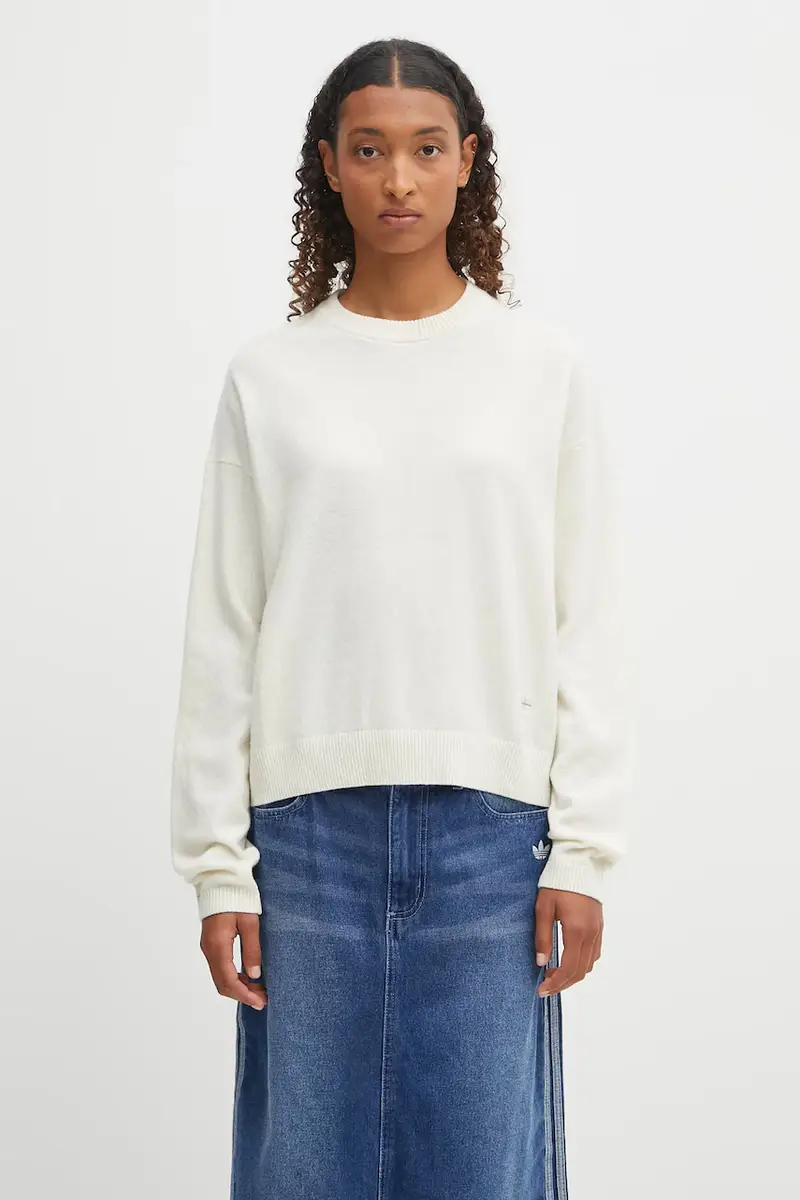 maglione con lana D-Mis colore beige NP0A88XLN1J1