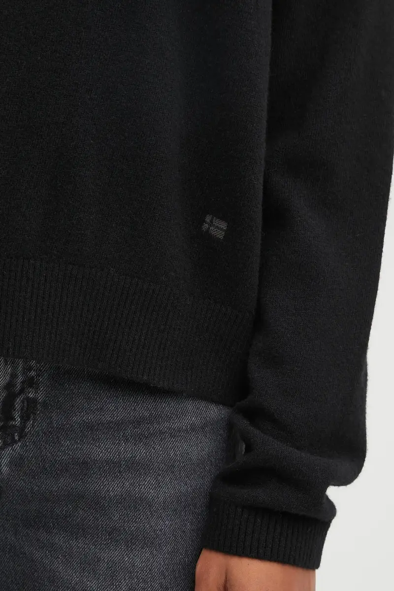 maglione con lana D-Mis colore nero NP0A88XL9411 miniatura 4