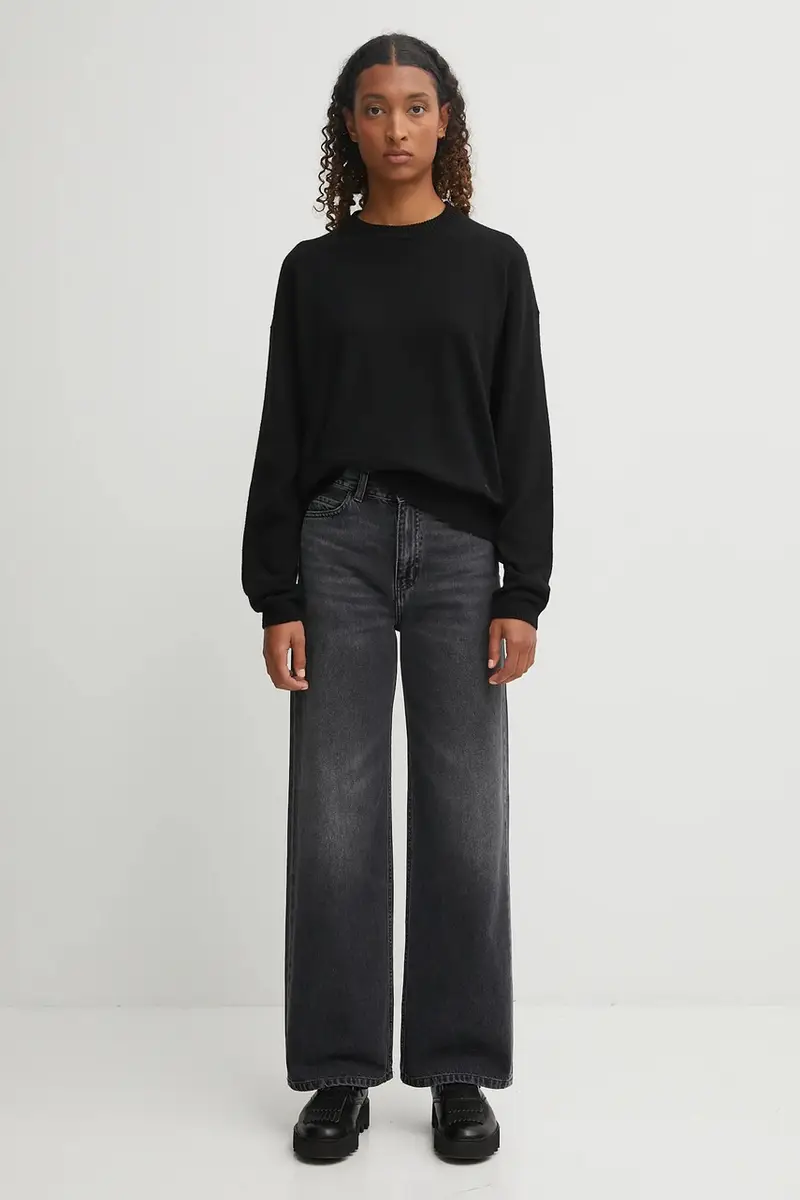 maglione con lana D-Mis colore nero NP0A88XL9411 miniatura 5