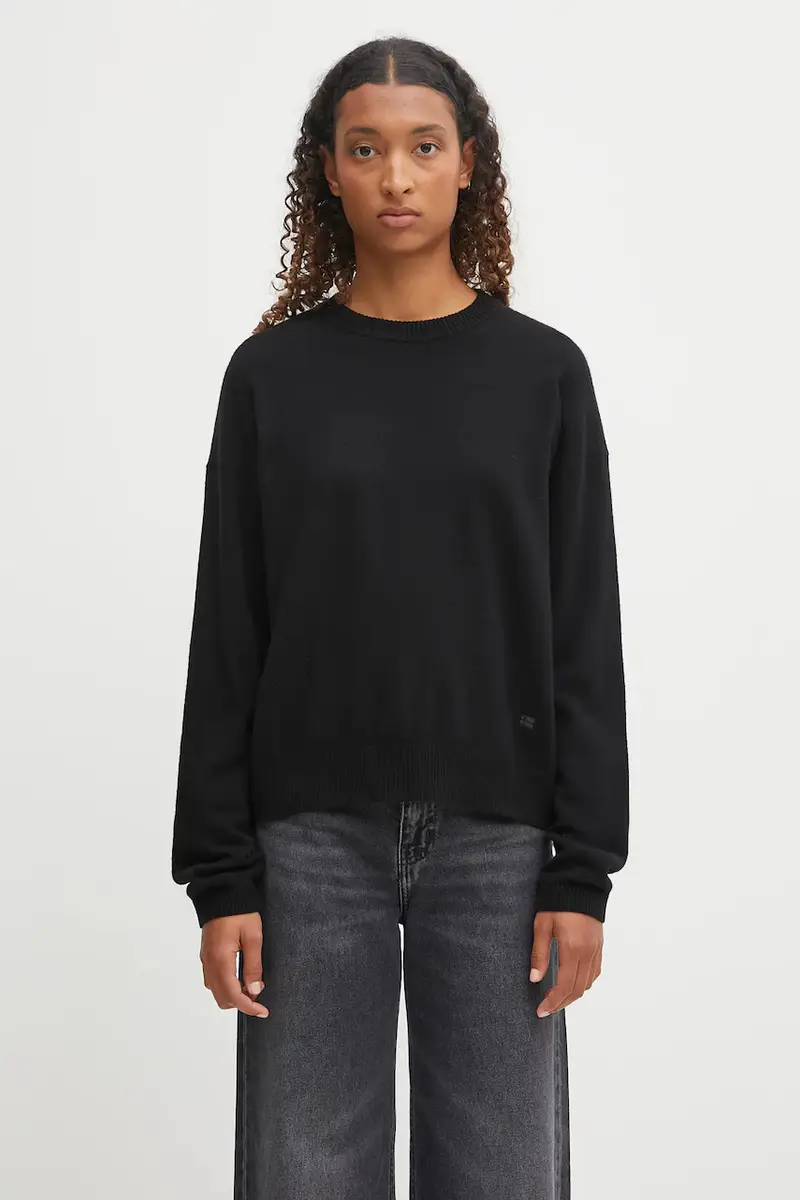 maglione con lana D-Mis colore nero NP0A88XL9411