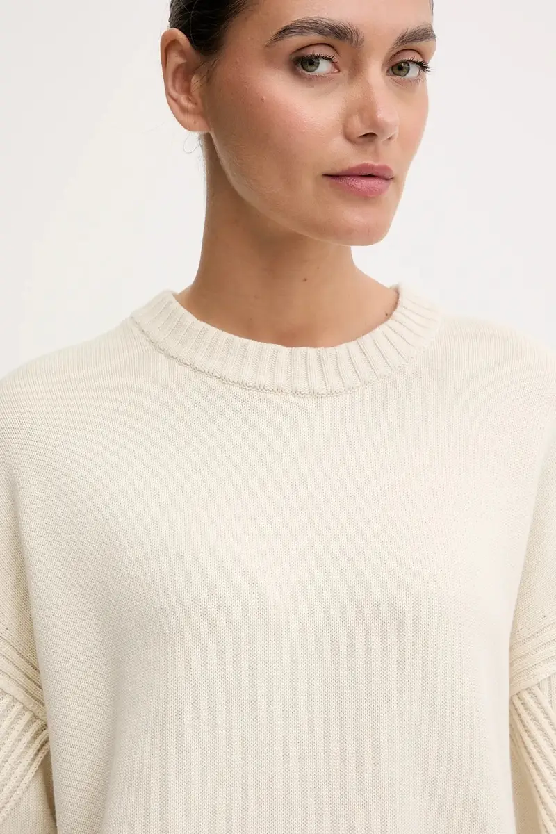 maglione D-Sarca donna colore beige NP0A892CN1J1 miniatura 4