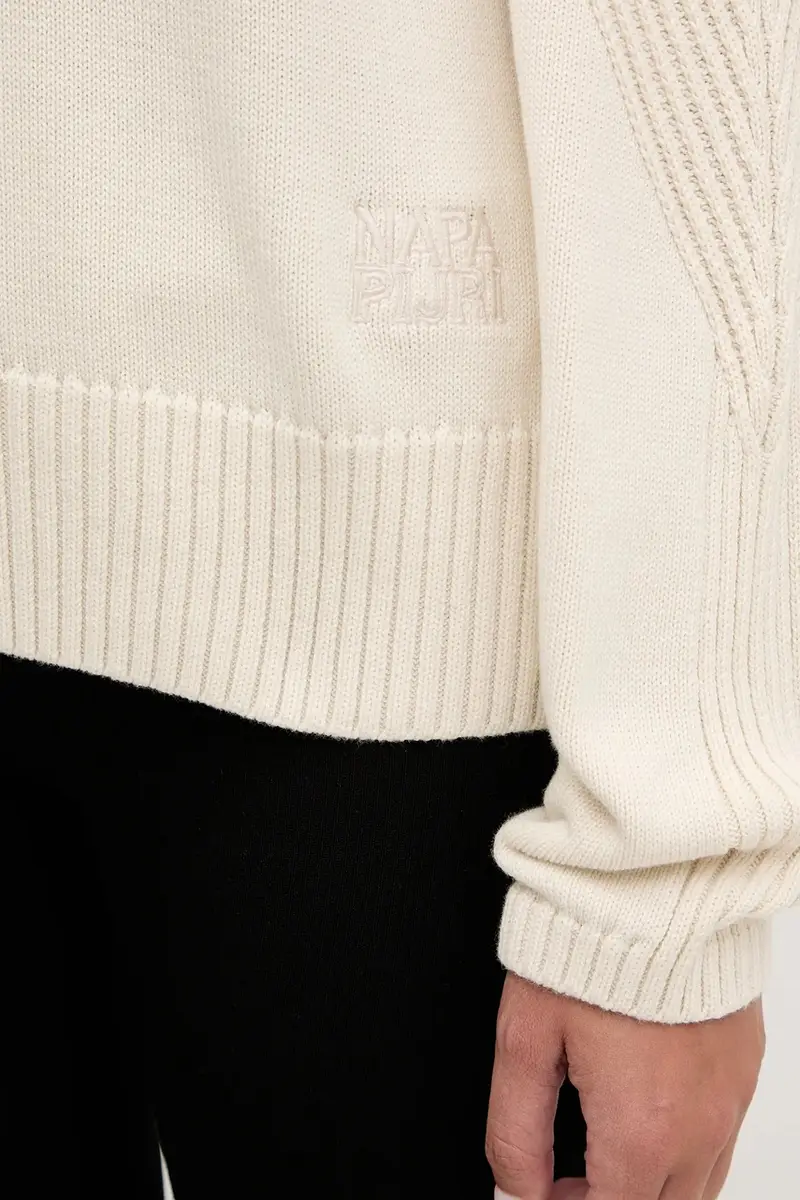 maglione D-Sarca donna colore beige NP0A892CN1J1 miniatura 5