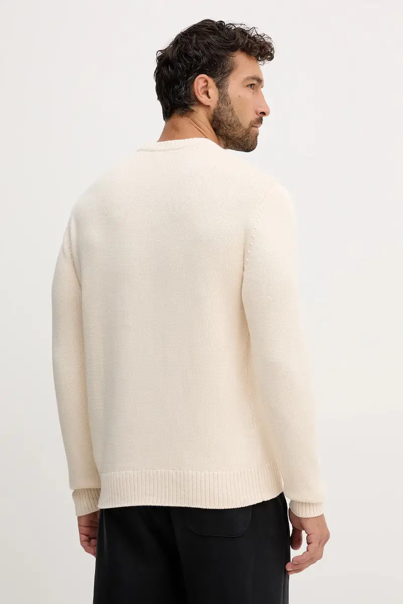 maglione in cotone D-Mura uomo colore beige NP0A891UN1J1 miniatura 3