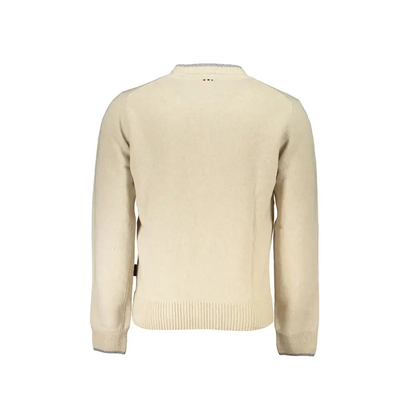 Maglione Uomo Beige Ricamo miniatura 2
