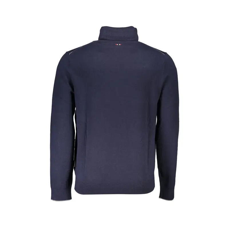Maglione Uomo Blu Ricamo miniatura 2