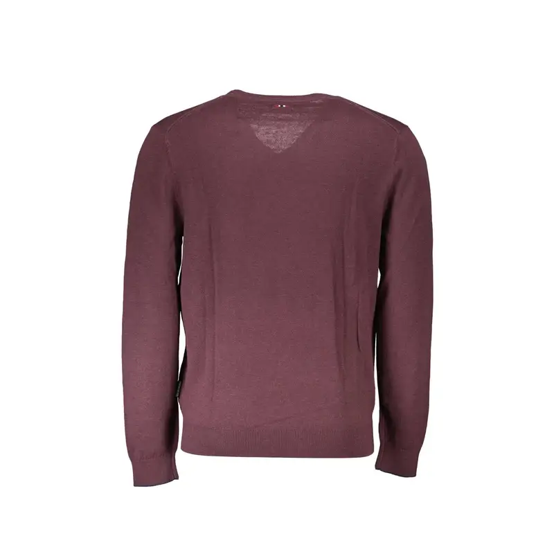 Maglione Uomo Rosso Ricamo miniatura 2