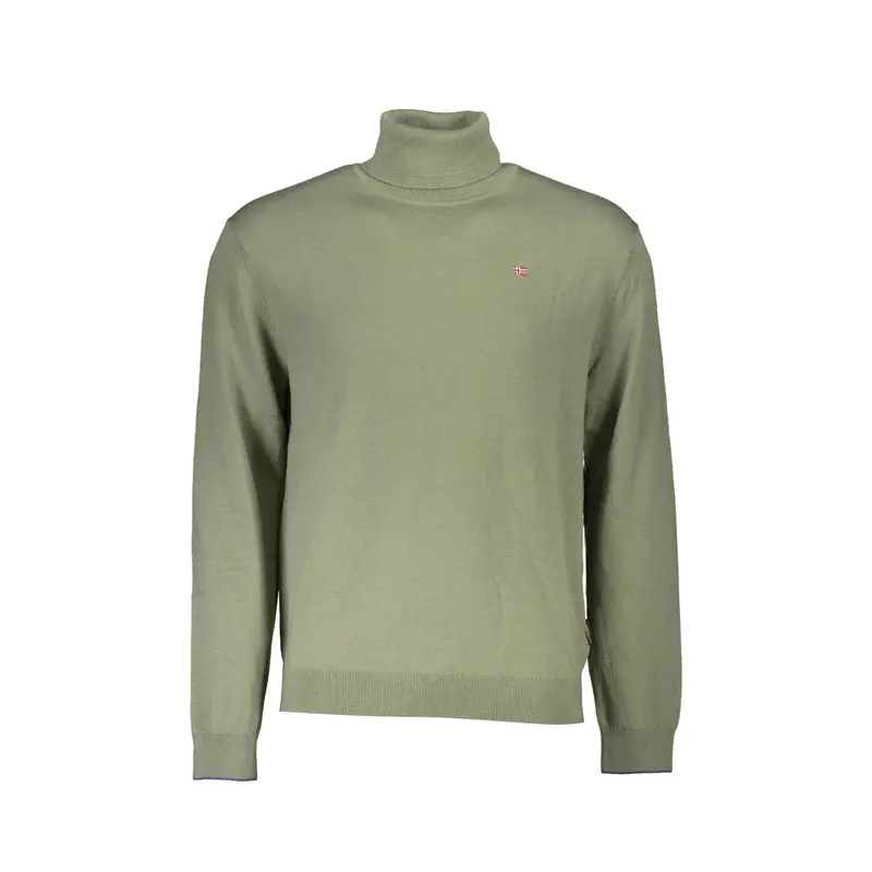 Maglione Uomo Verde Ricamo