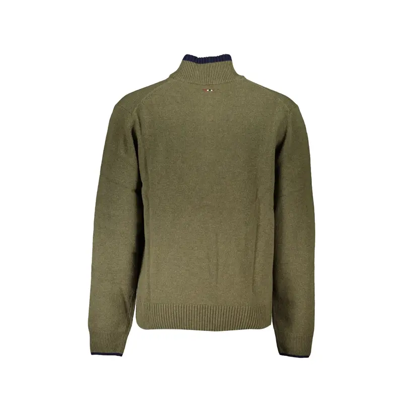Maglione Uomo Verde Ricamo miniatura 2