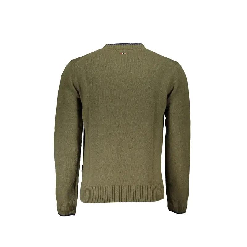 Maglione Uomo Verde Ricamo miniatura 2