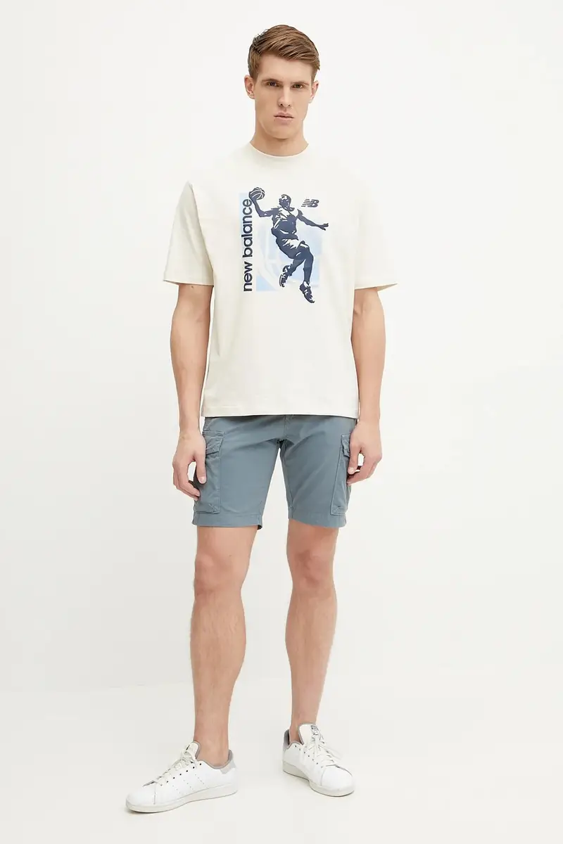 pantaloncini in cotone N-Deline uomo colore blu NP0A4HOTG1Y1 miniatura 2