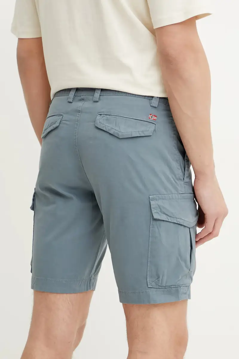 pantaloncini in cotone N-Deline uomo colore blu NP0A4HOTG1Y1 miniatura 3