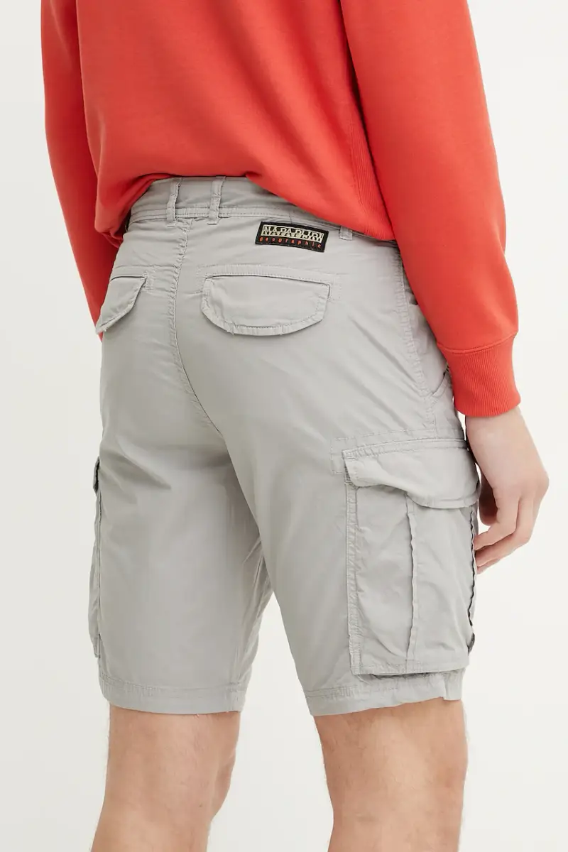 pantaloncini in cotone Noto 2.0 uomo colore grigio NP0A4HOQH621 miniatura 3