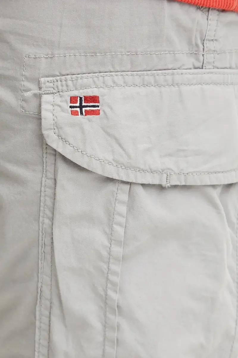 pantaloncini in cotone Noto 2.0 uomo colore grigio NP0A4HOQH621 miniatura 4