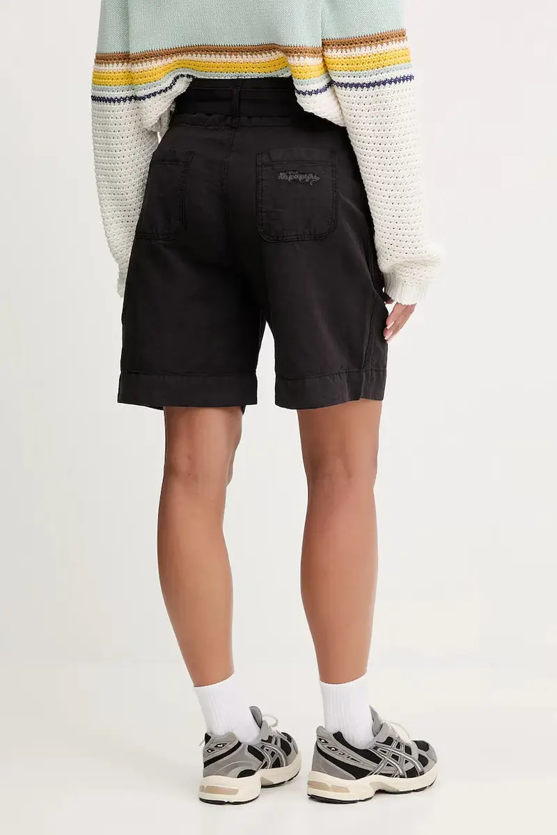 pantaloncini in lino N-Nice colore nero NP0A4IEX9411 miniatura 3