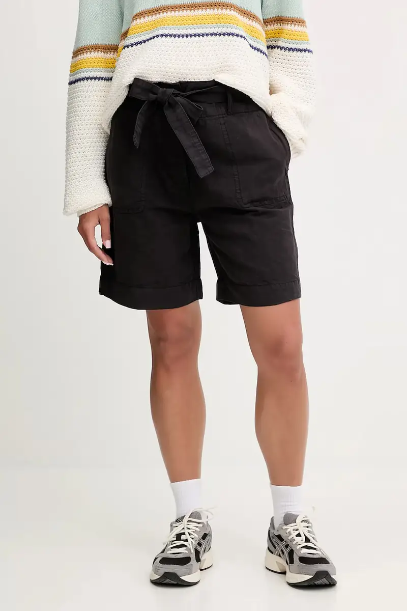 pantaloncini in lino N-Nice colore nero NP0A4IEX9411