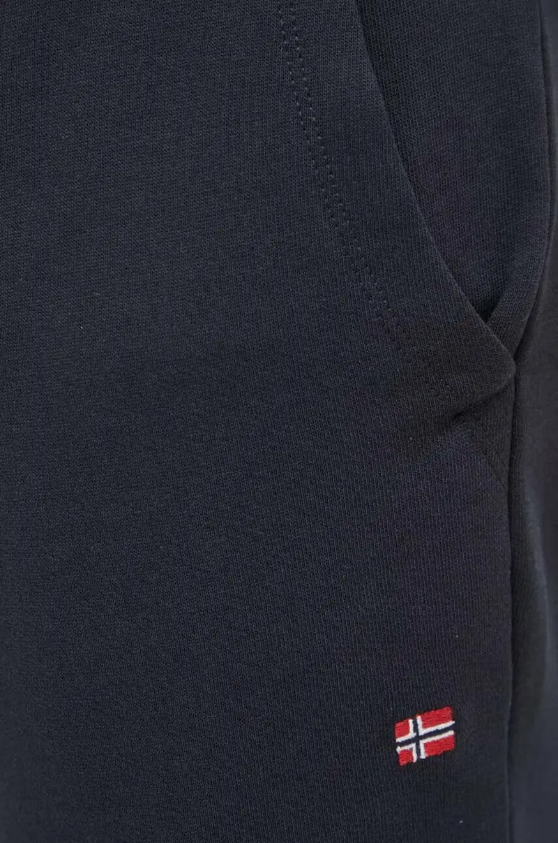 pantaloni da jogging in cotone colore nero miniatura 4