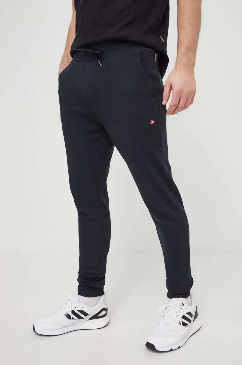 pantaloni da jogging in cotone colore nero
