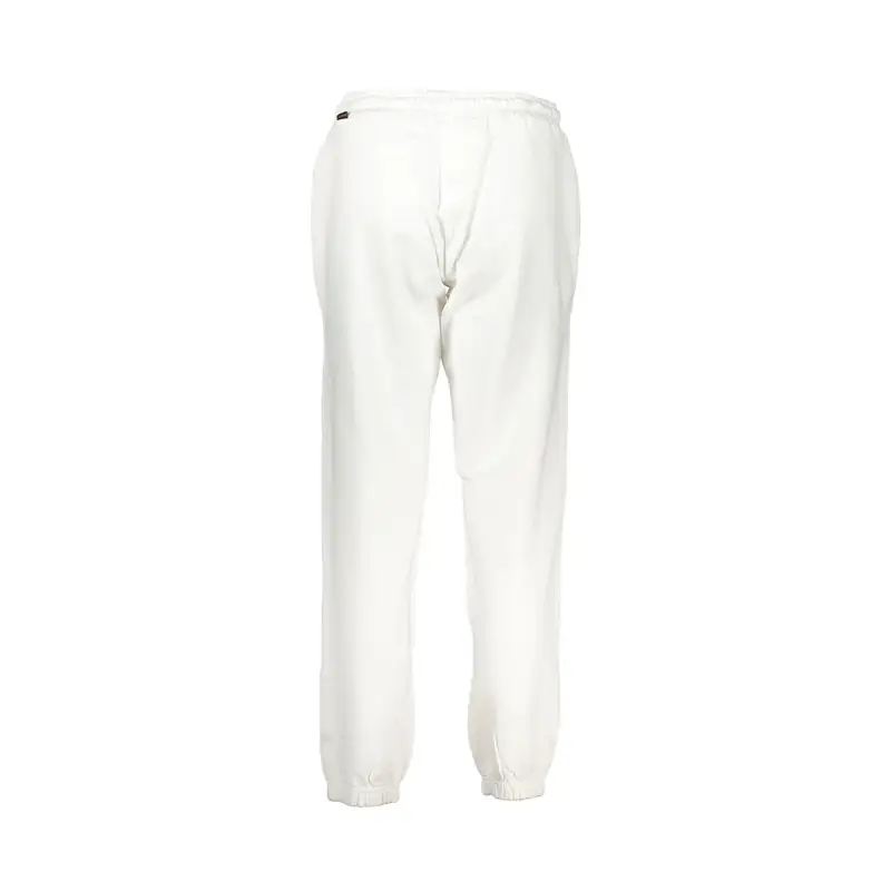 Napapijri Pantaloni Donna Bianco in Cotone Elastico miniatura 2