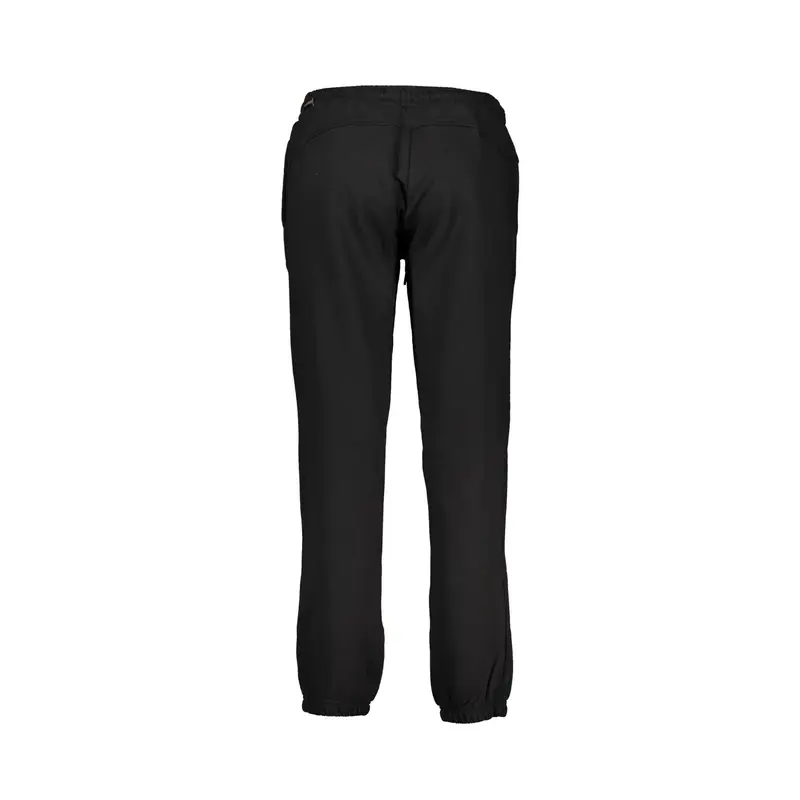 Napapijri Pantaloni Donna Neri in Cotone con Elastico miniatura 2