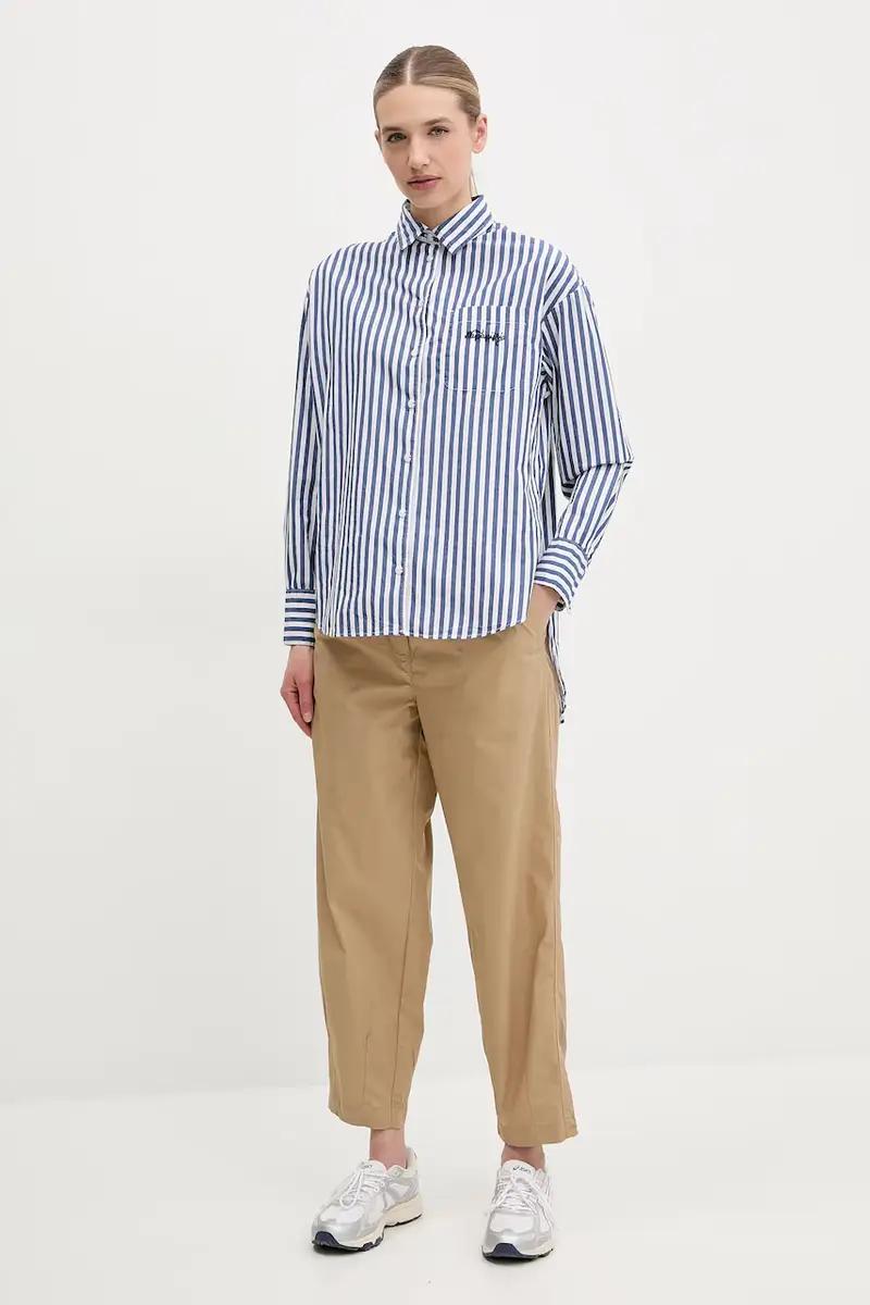 pantaloni in cotone M-Cisa donna colore beige NP0A4IFVN1Q1 miniatura 2