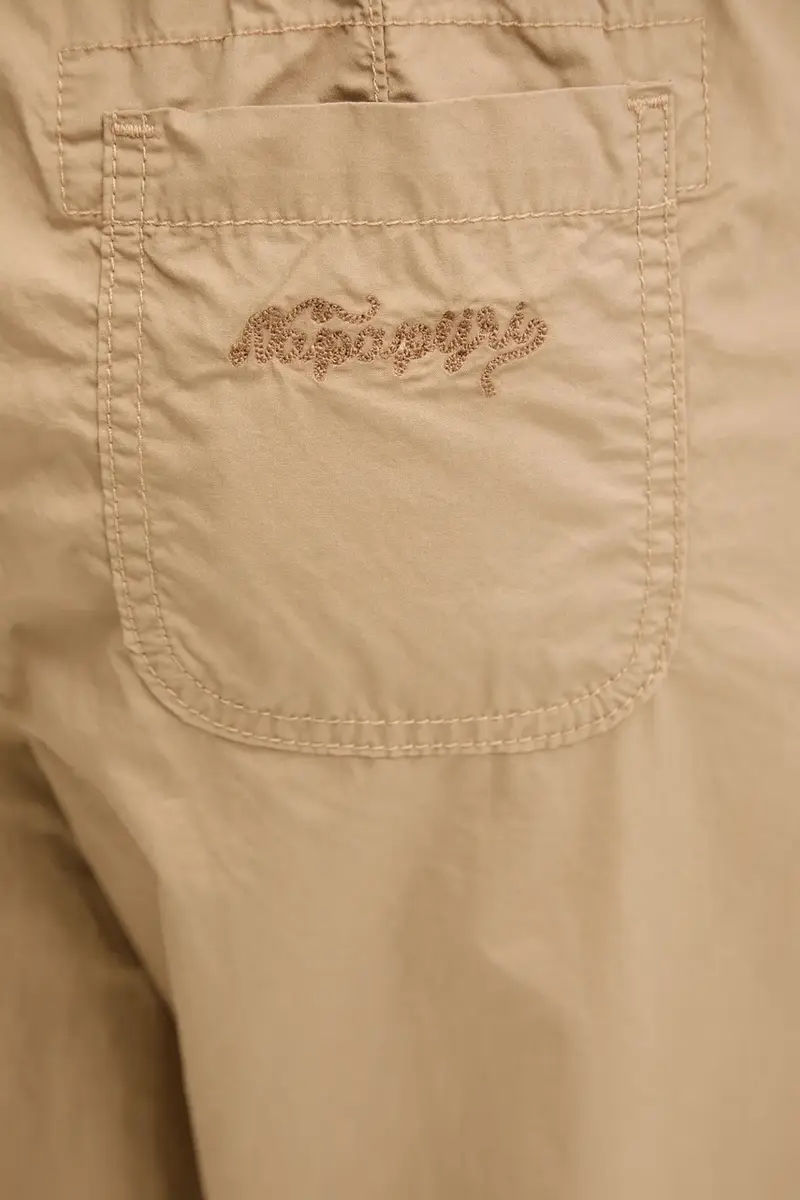 pantaloni in cotone M-Cisa donna colore beige NP0A4IFVN1Q1 miniatura 4