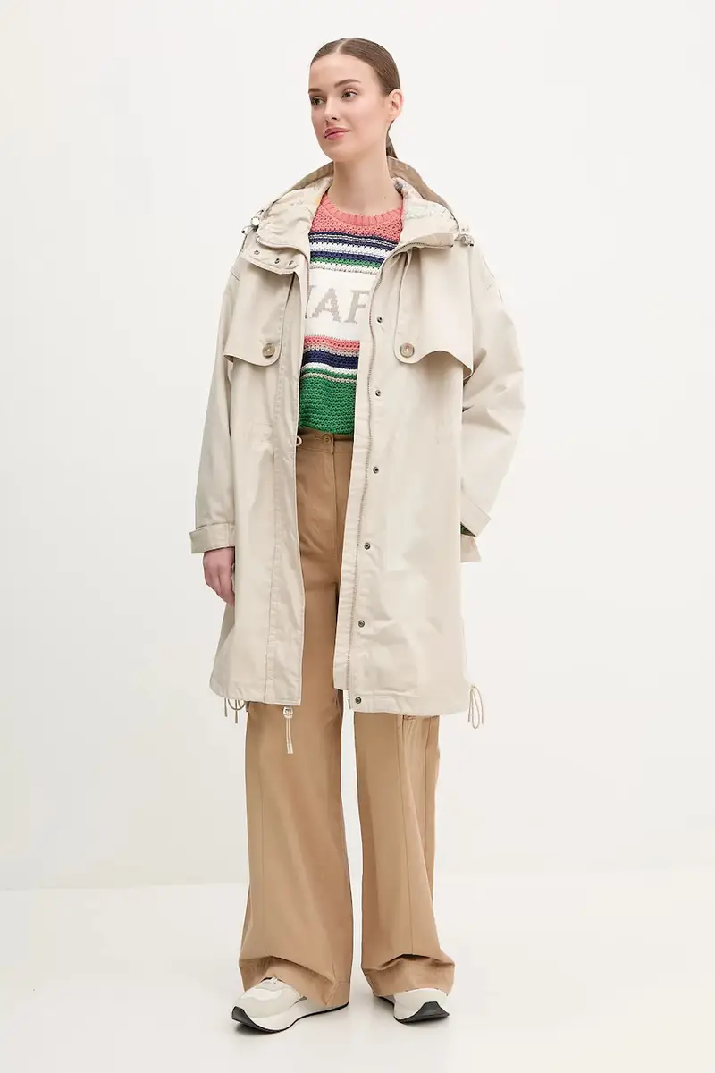 pantaloni in cotone M-Selva donna colore beige NP0A4IL4N1Q1 miniatura 2