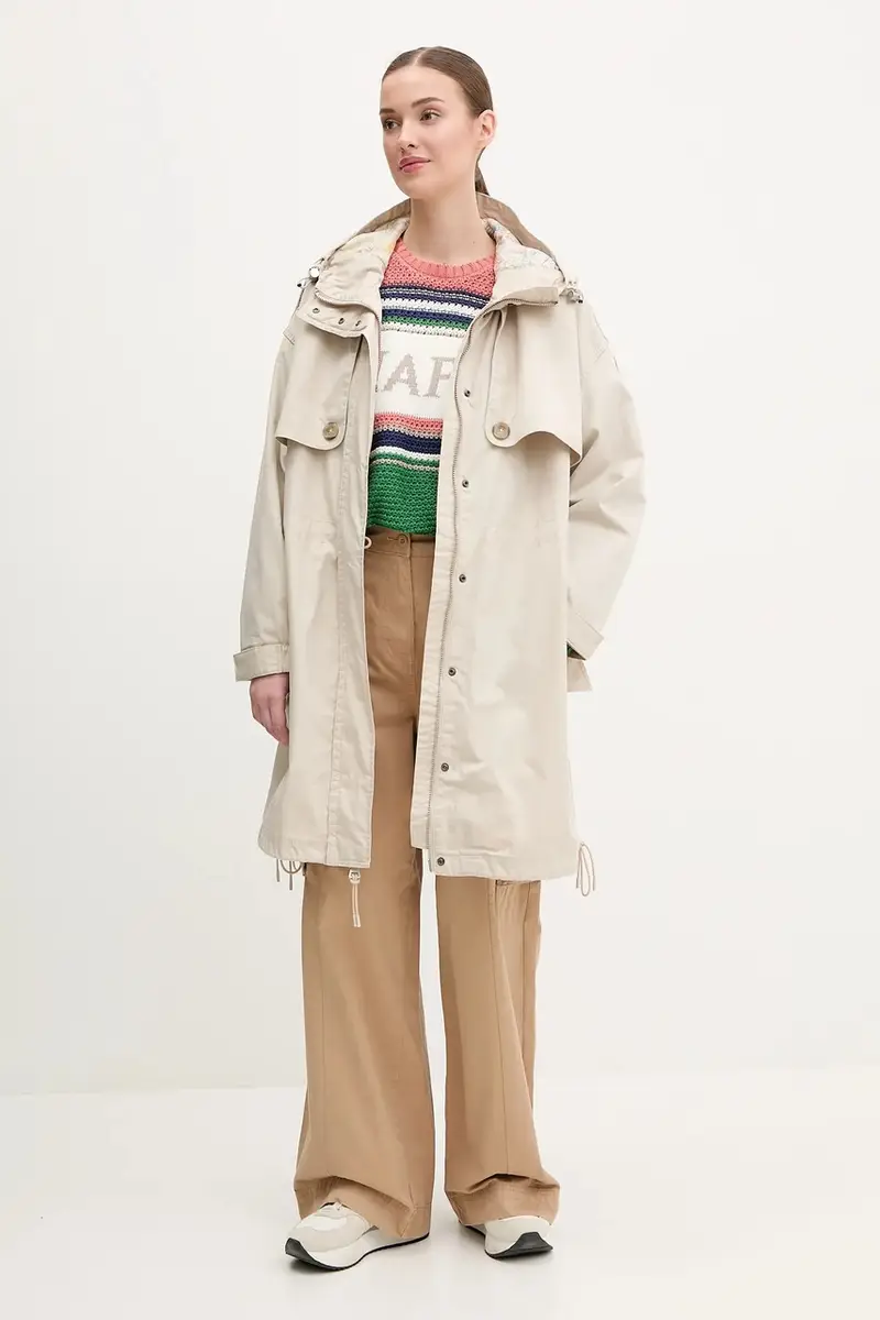 pantaloni in cotone M-Selva donna colore beige NP0A4IL4N1Q1 miniatura 2