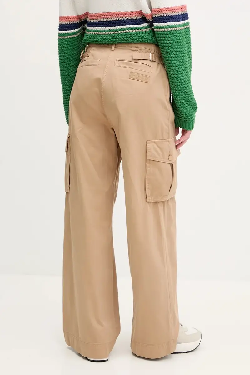 pantaloni in cotone M-Selva donna colore beige NP0A4IL4N1Q1 miniatura 3