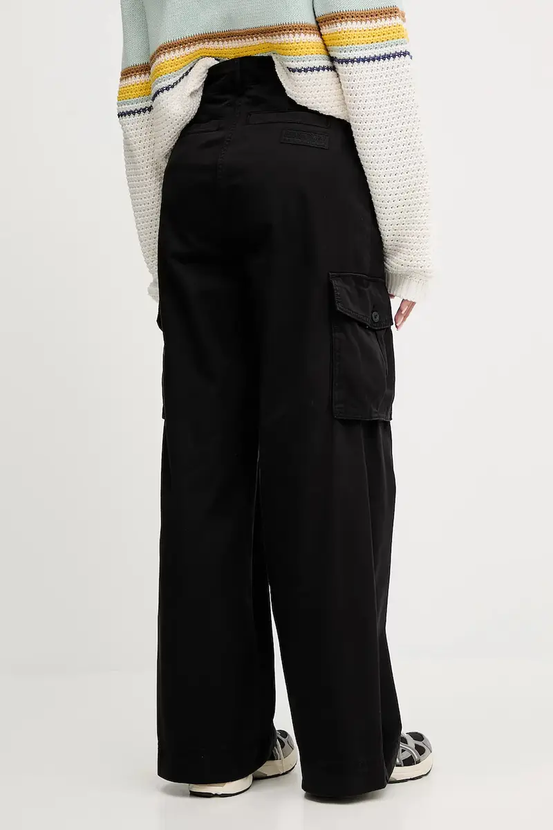 pantaloni in cotone M-Selva donna colore nero NP0A4IL49411 miniatura 3