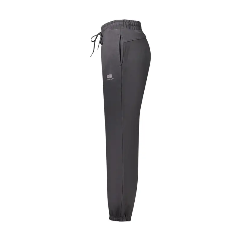 Napapijri Pantaloni Tuta Lungo Donna Nero con Ricamo miniatura 3