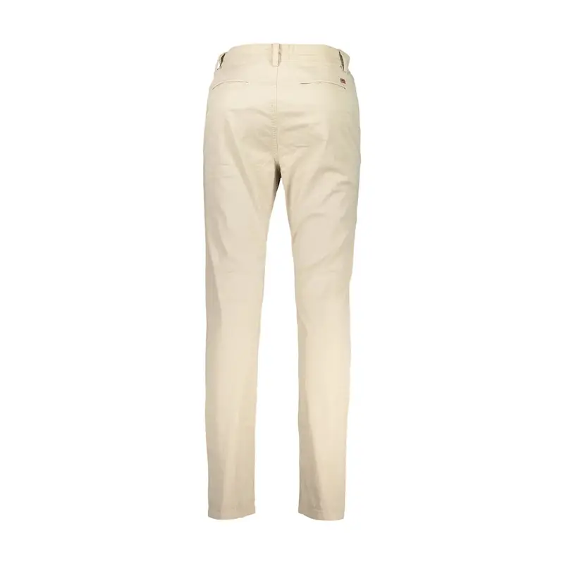 Napapijri Pantaloni Uomo beige con Ricamo miniatura 2