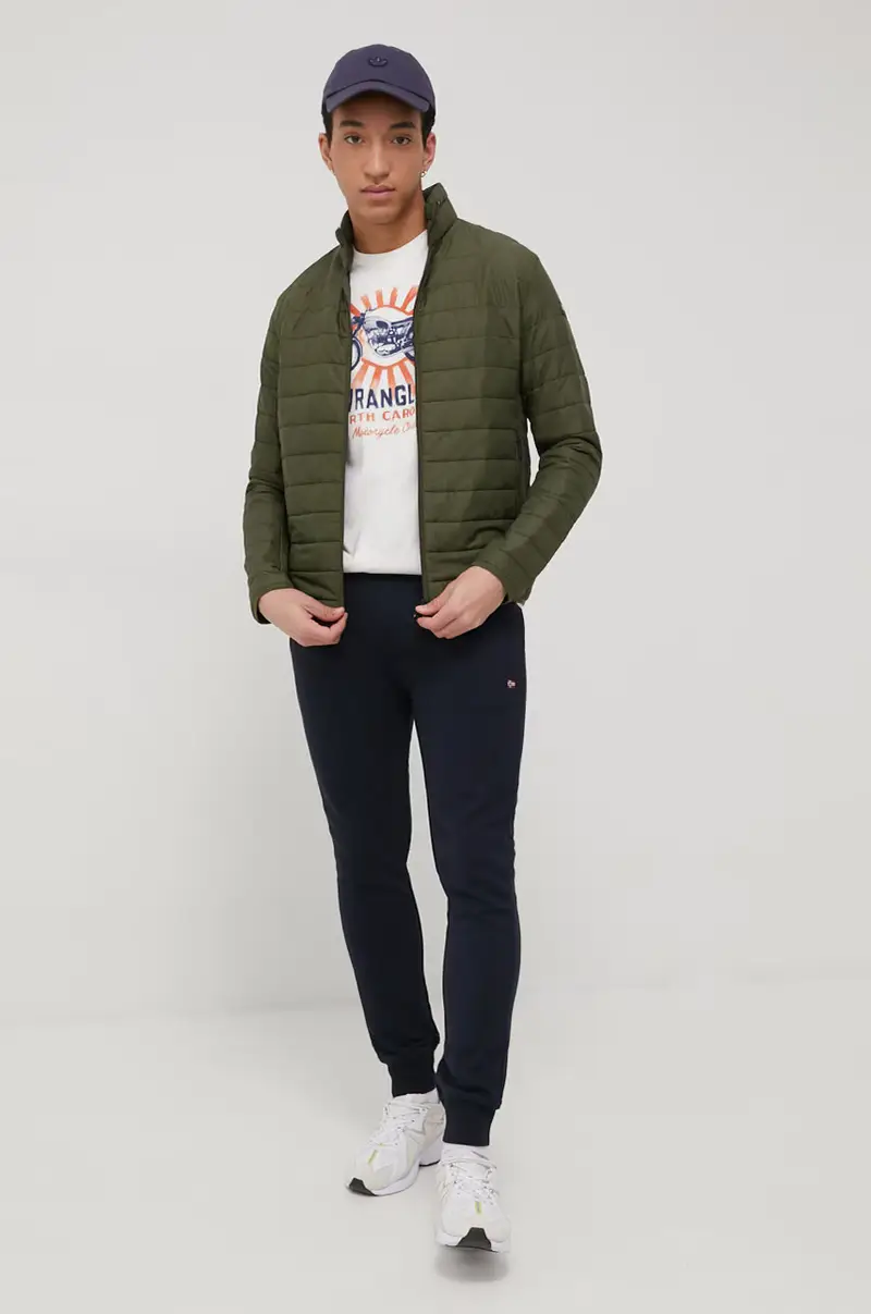 pantaloni uomo Blu navy miniatura 2