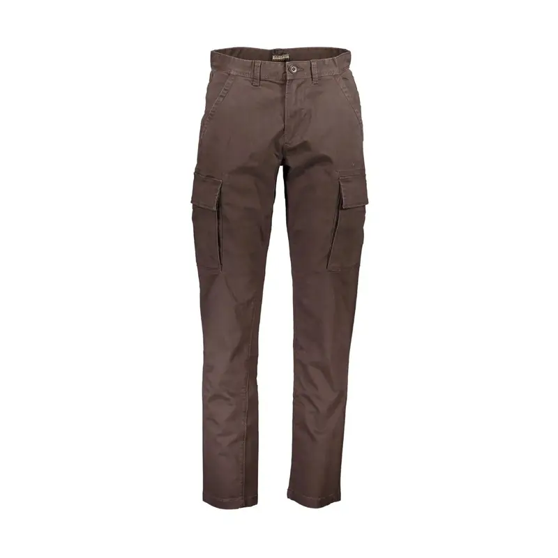 Napapijri Pantaloni Uomo Marrone con 4 Tasche