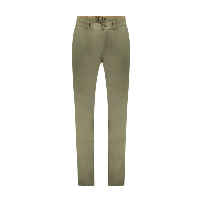 Napapijri Pantaloni Uomo Verde con Ricamo