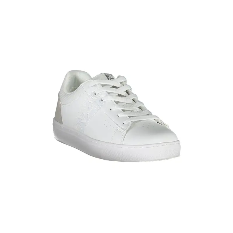Scarpe Sneakers Donna Bianche con Dettagli a Contrasto Bianco miniatura 2