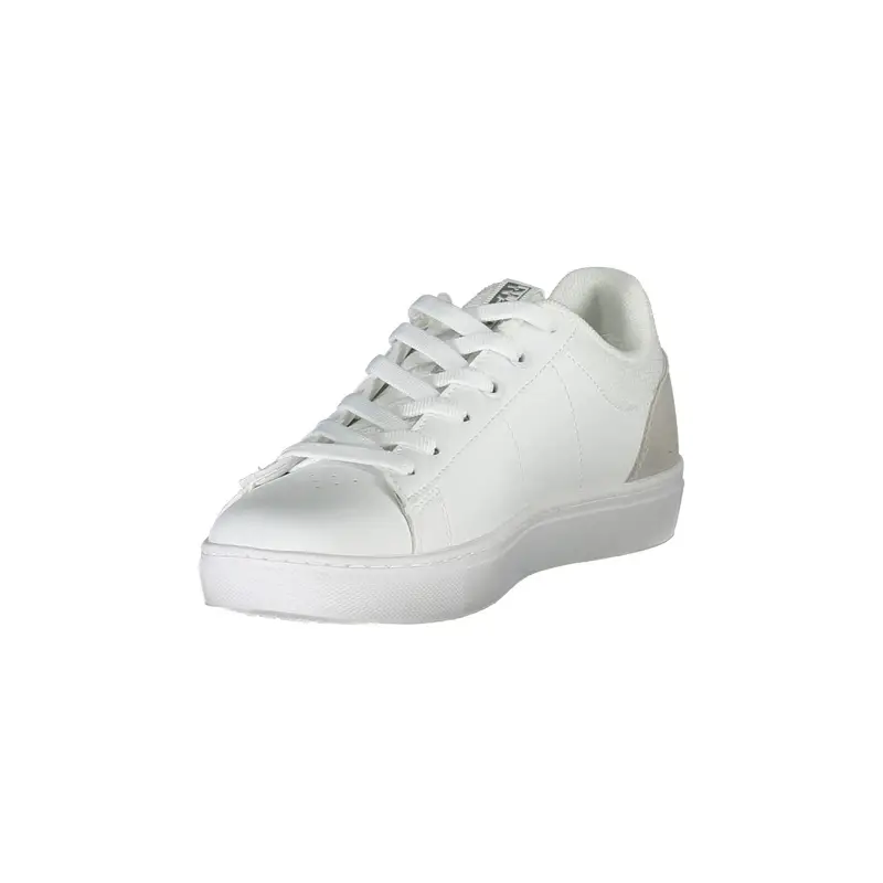 Scarpe Sneakers Donna Bianche con Dettagli a Contrasto Bianco miniatura 3