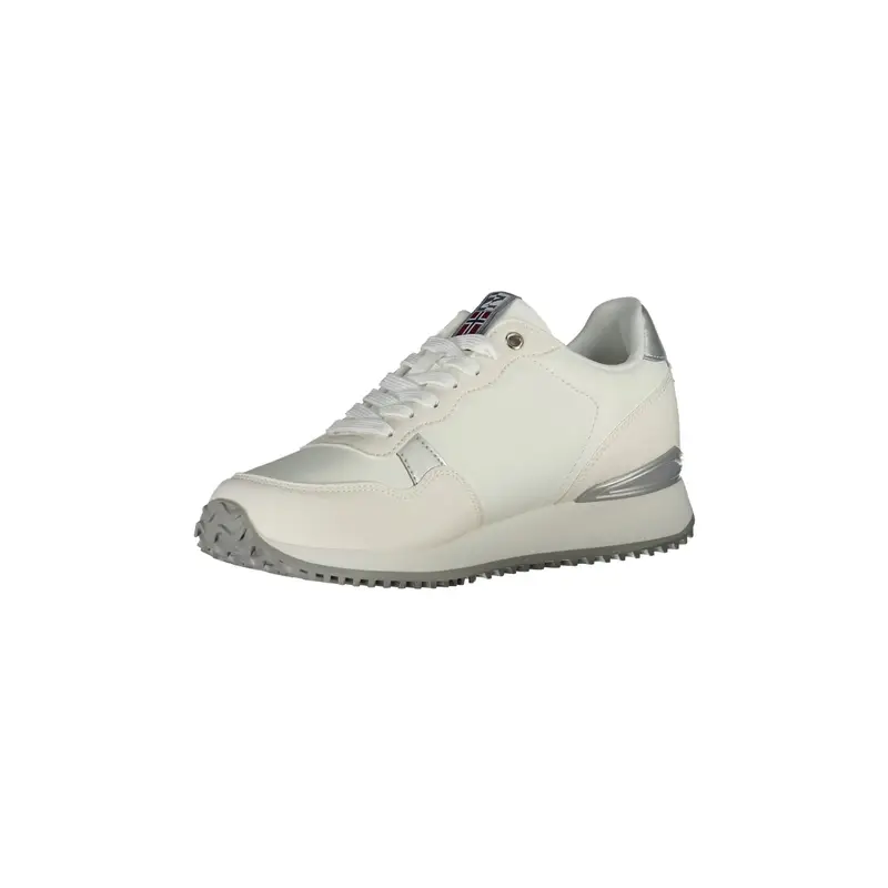 Sneakers Donna Bianche Stampa Logo Bianco miniatura 3