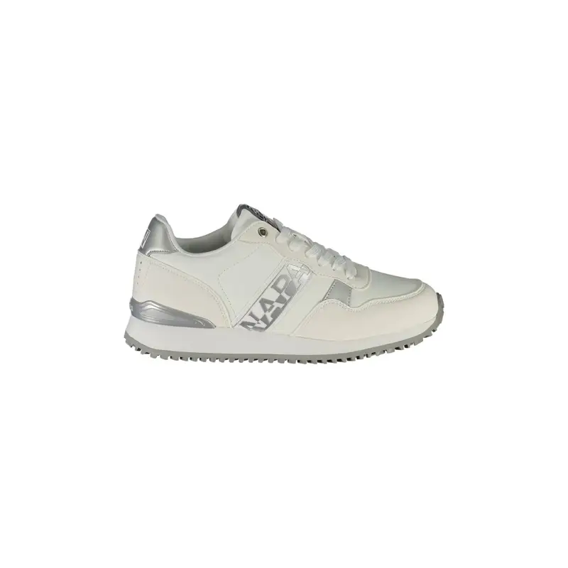 Sneakers Donna Bianche Stampa Logo Bianco