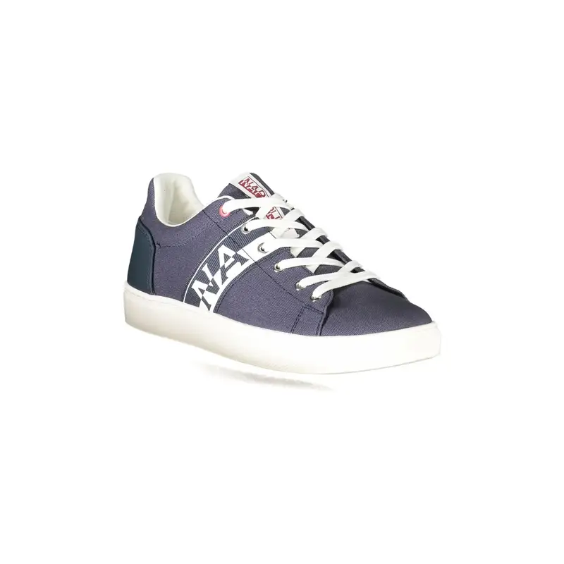 Sneakers Uomo Blu con Dettagli a ContrastoLU miniatura 2