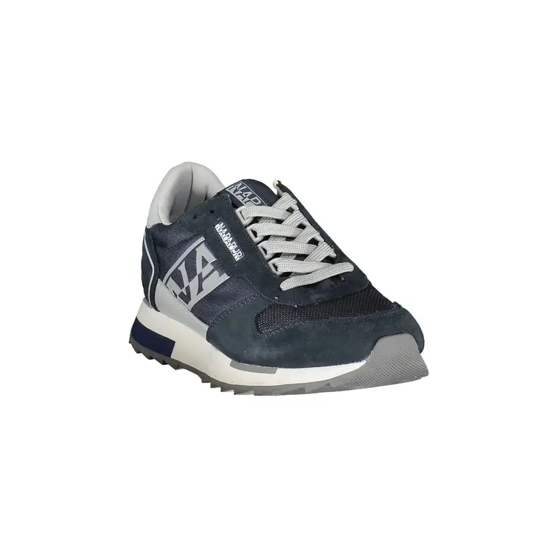 Napapijri Shoes Sneakers Uomo Blu con Dettagli a Contrasto miniatura 3