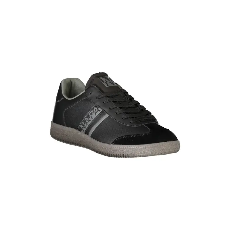 Sneakers Uomo Nere Logo Nero miniatura 2
