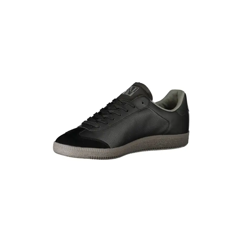 Sneakers Uomo Nere Logo Nero miniatura 3