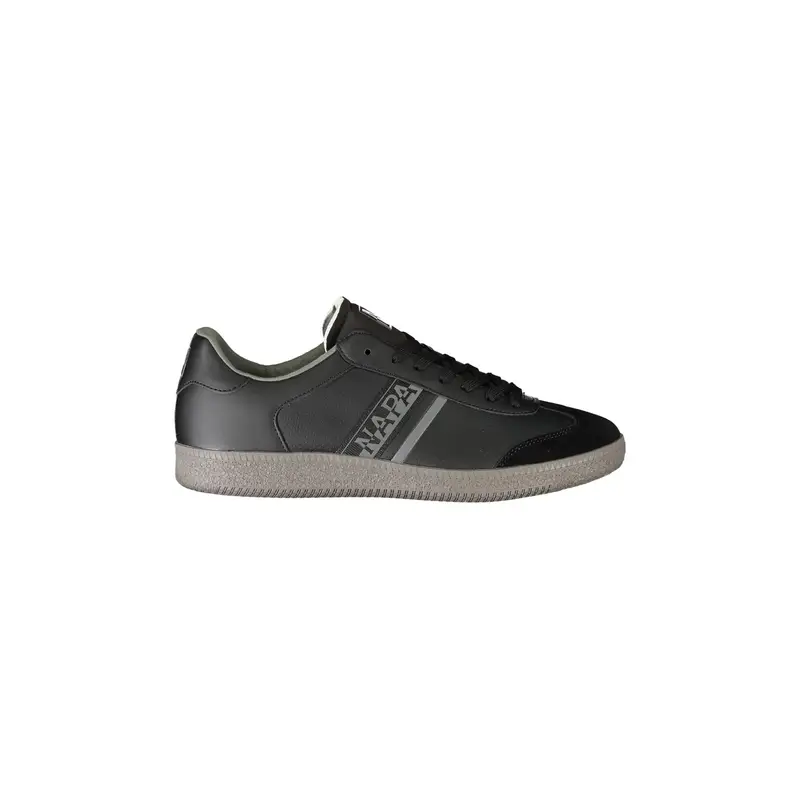 Sneakers Uomo Nere Logo Nero