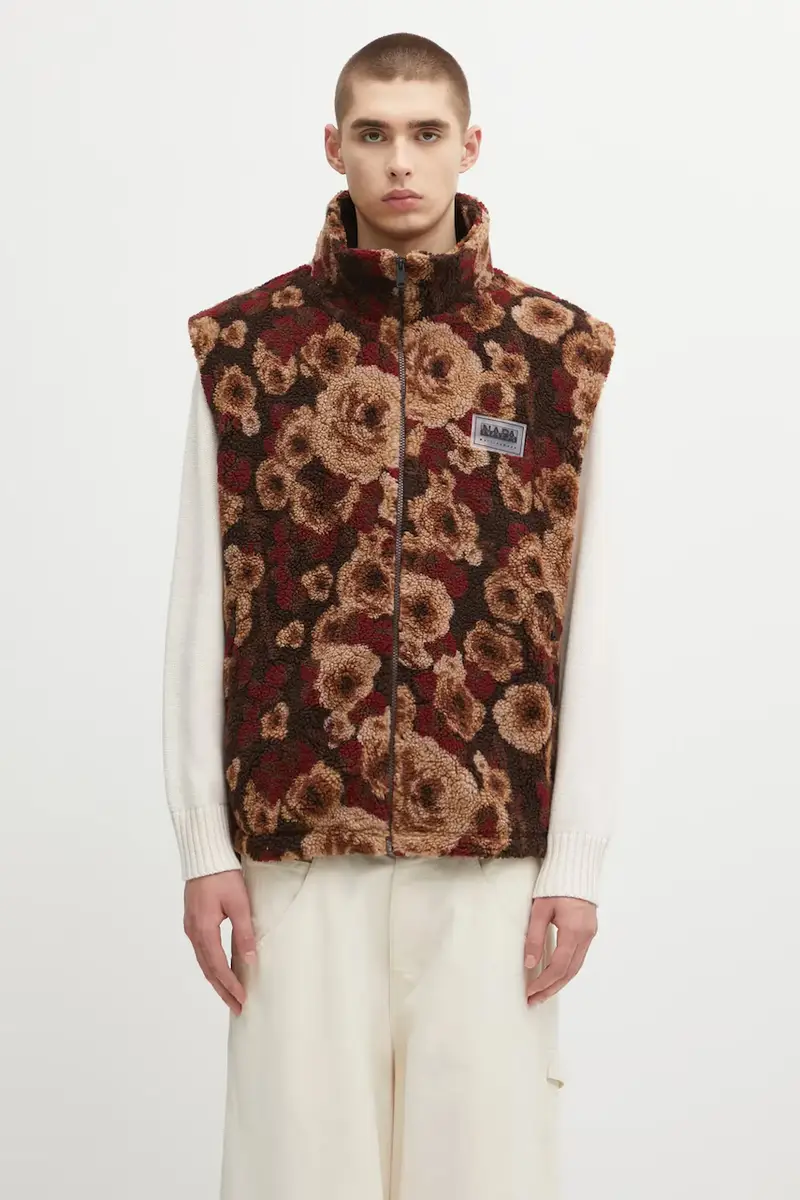 smanicato Napapijri x Martine Rose colore marrone NP0A4HEZFUA1