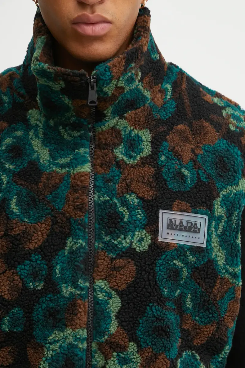 smanicato Napapijri x Martine Rose colore verde NP0A4HEZFUB1 Turchese miniatura 4