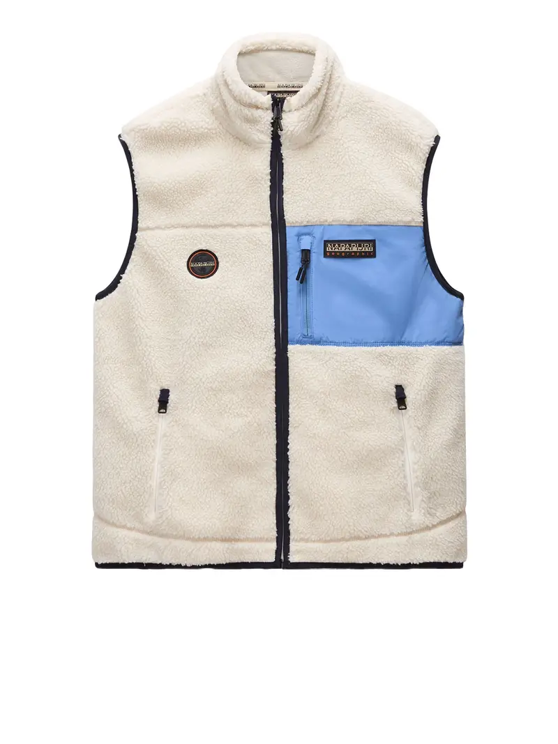 smanicato napapijri yupik da uomo - bianco